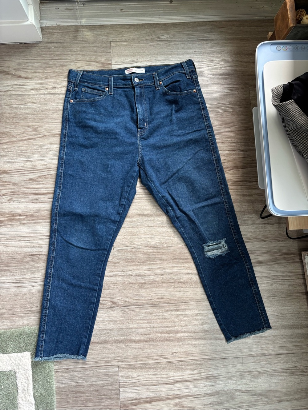 Levi Strauss Signature Classic Dark Blue High-Rise Women’s Jeans